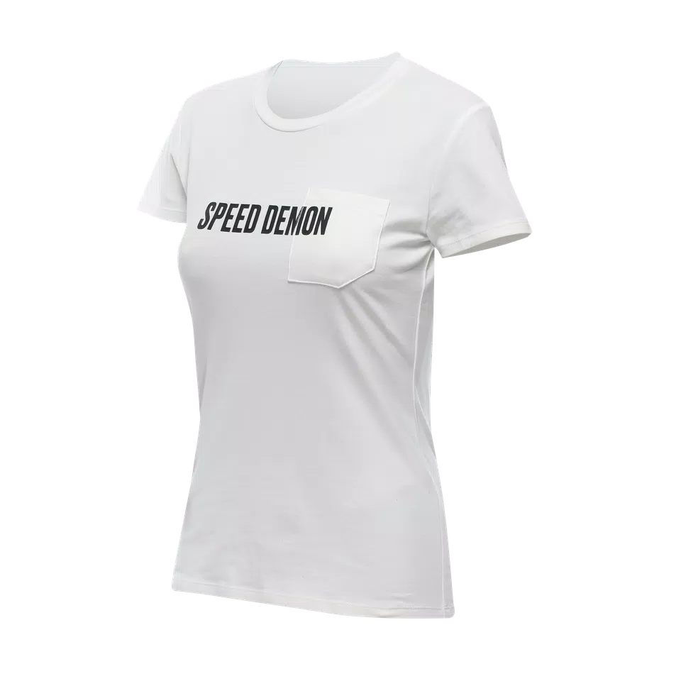 DEMON POCKET - WOMEN'S T-SHIRT - BLANC DE BLANC - 1