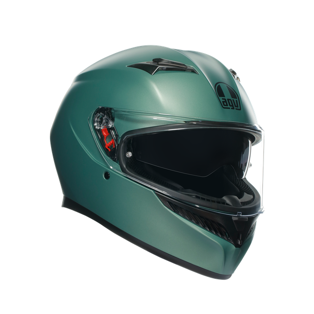 k3-mono-matt-salvia-green-motorbike-full-face-helmet-e2206 image number 0