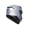 K7 MPLK MONO MATT PRISMA SILVER - MOTORBIKE FULL FACE HELMET DOT (E2206)