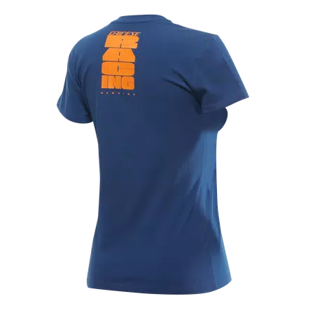 DAINESE RACING SERVICE - WOMEN'S T-SHIRT - NAVY PEONY - 2