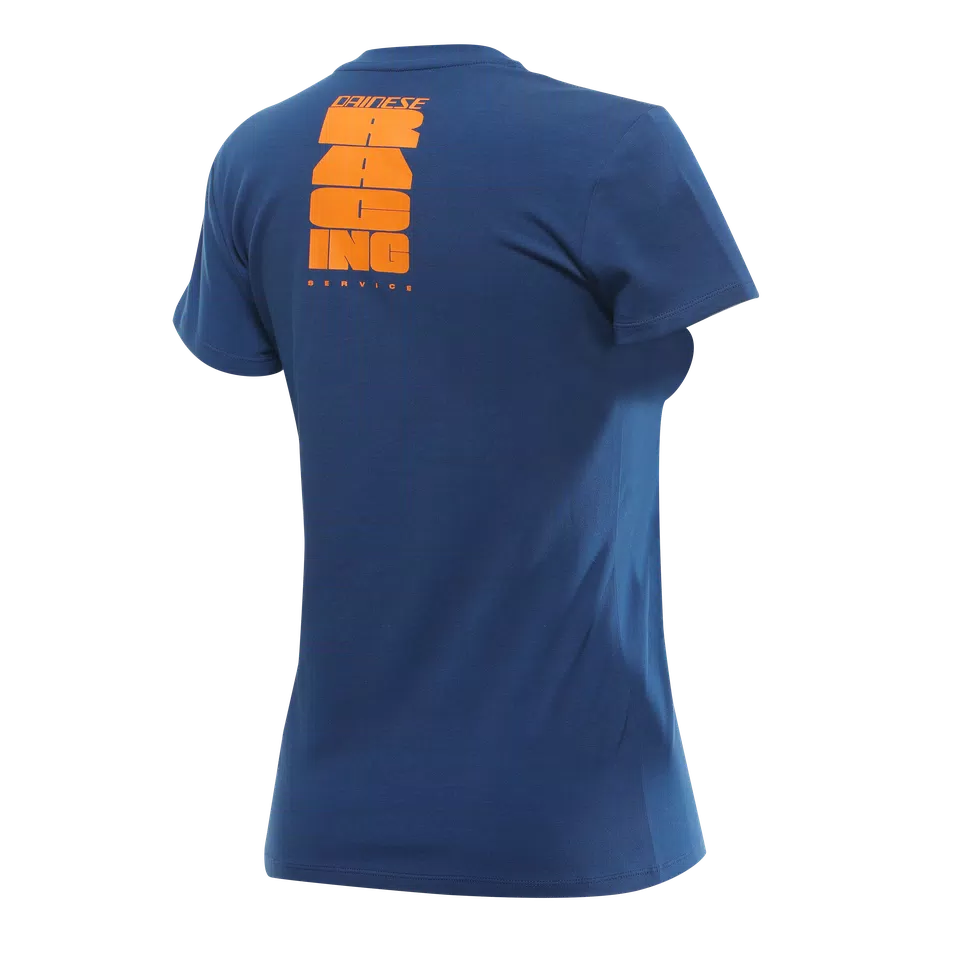 DAINESE RACING SERVICE - WOMEN'S T-SHIRT - NAVY PEONY - 2