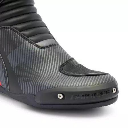 NEXUS 2 - MEN'S MOTORCYCLE BOOTS - BLACK/LAVA RED/IRON-GATE - 5