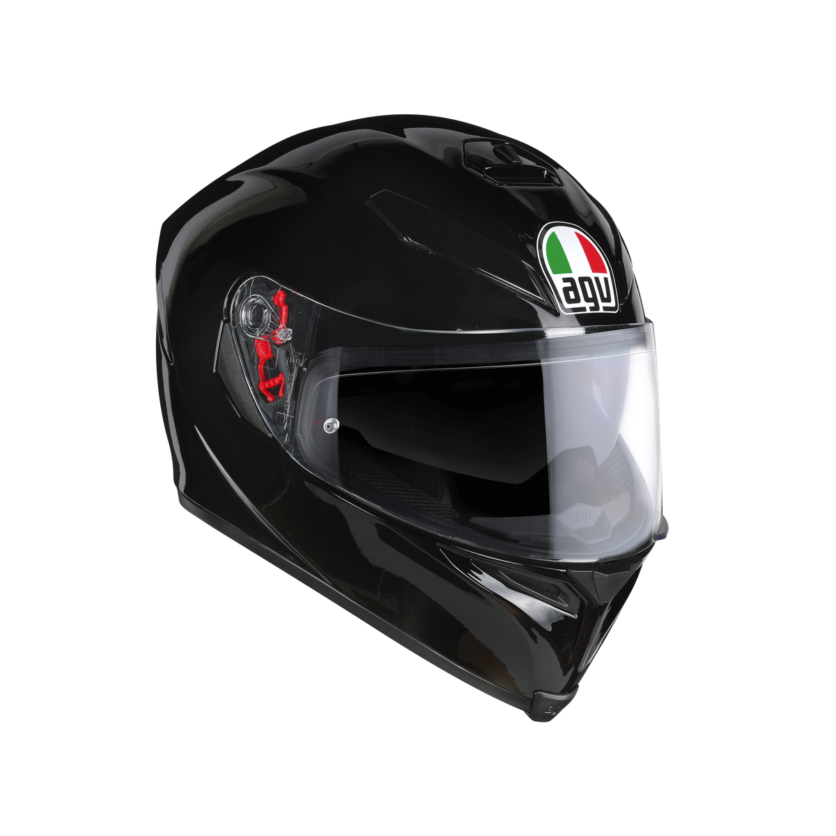 AGV K3 SV-S Mono Black Motorcycle Motorbike Helmet 