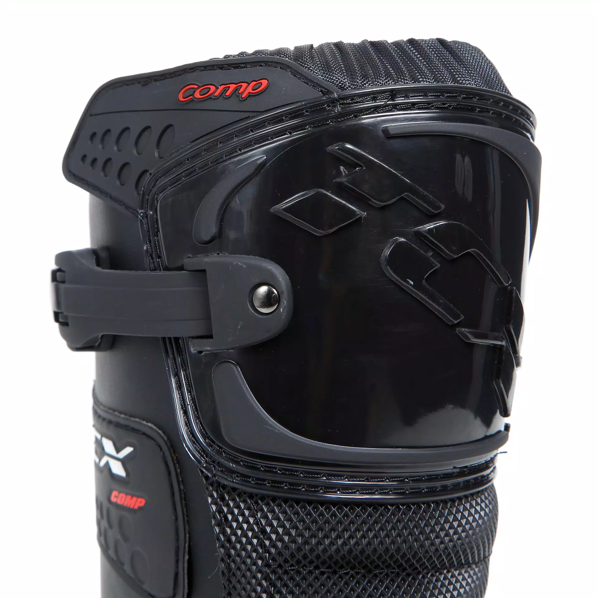 COMP KID'S MOTORCYCLE OFFROAD BOOTS - BLACK/RED