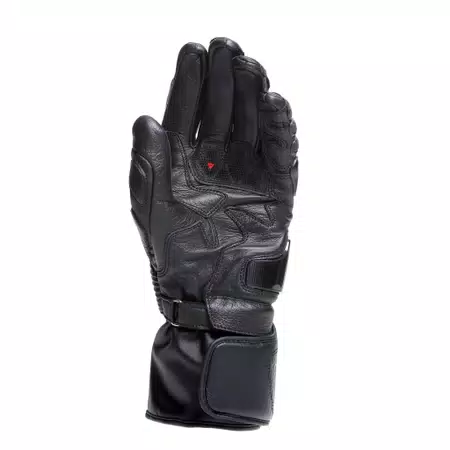 DRUID 4 - MEN'S MOTORCYCLE LEATHER GLOVES - BLACK/BLACK/CHARCOAL-GREY - 3