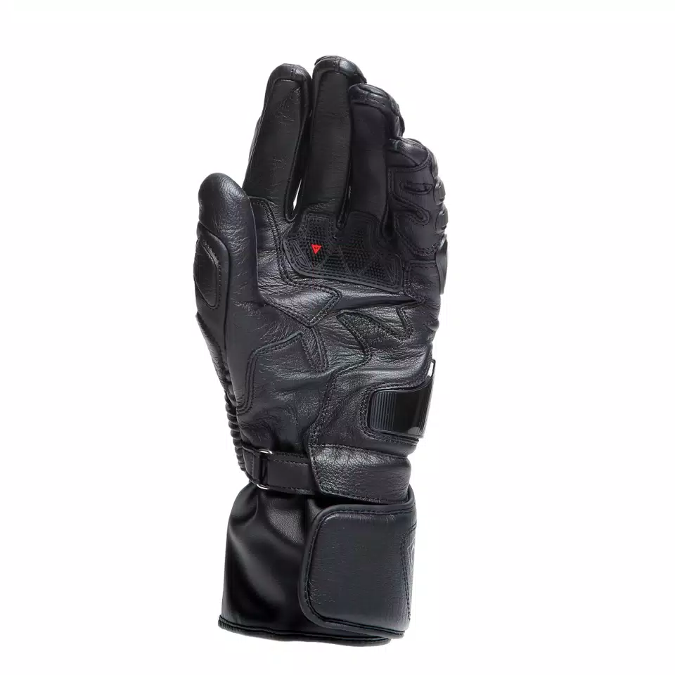 DRUID 4 - MEN'S MOTORCYCLE LEATHER GLOVES - BLACK/BLACK/CHARCOAL-GREY - 3