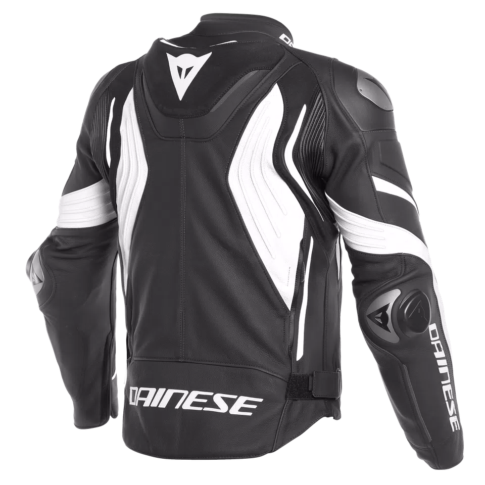 SUPER SPEED 3 LEATHER JACKET - BLACK/WHITE/WHITE - 2
