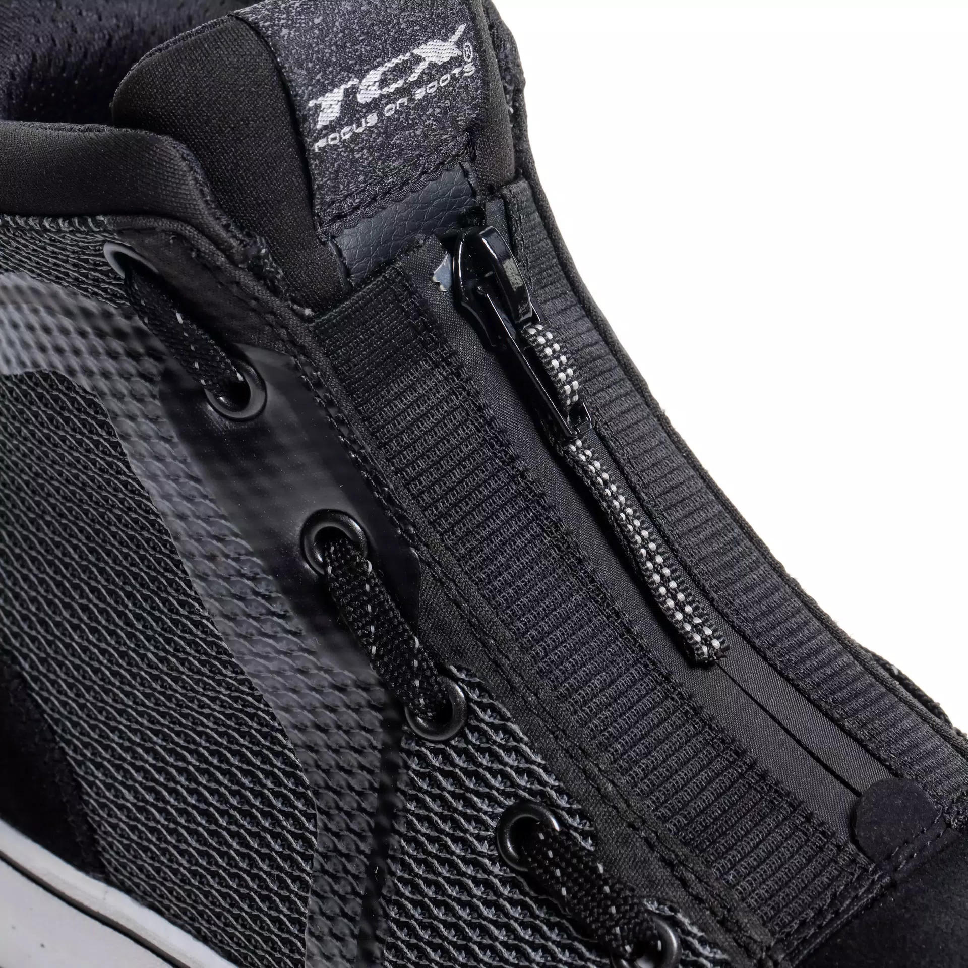IKASU AIR WOMEN'S SUMMER MOTORCYCLE SHOES - BLACK/GREY/WHITE