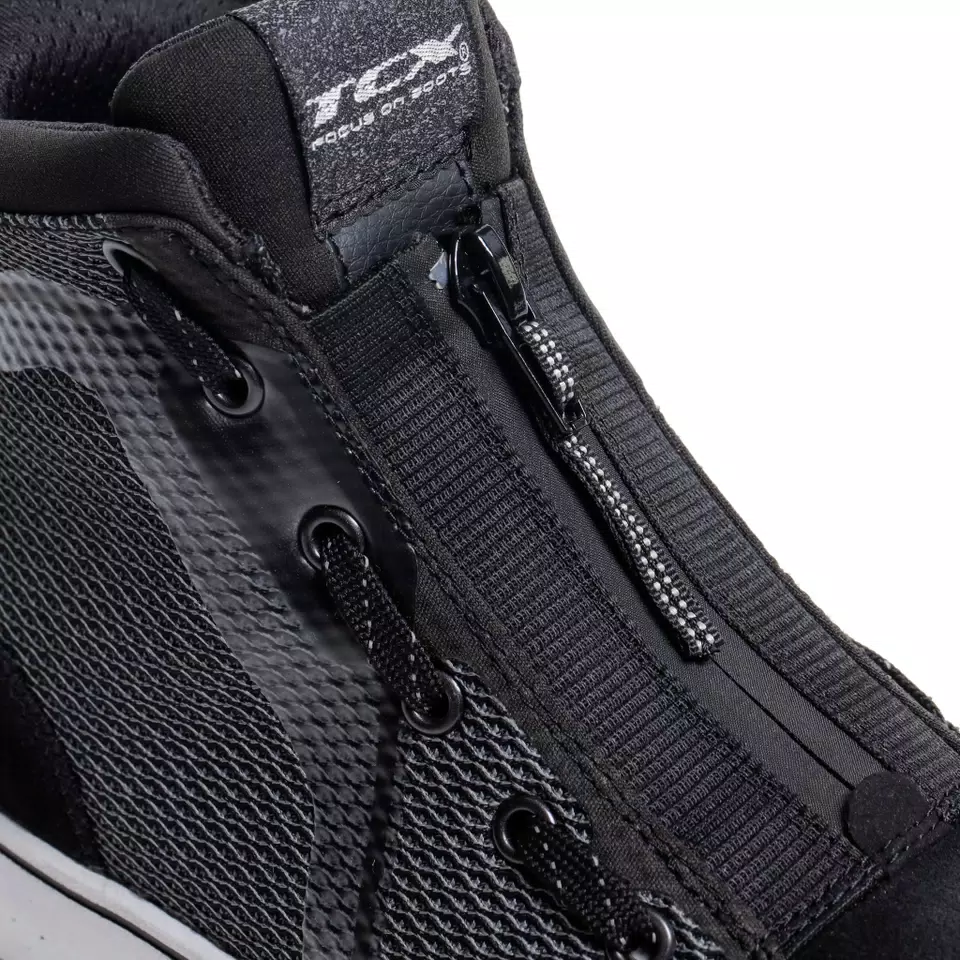 IKASU AIR WOMEN'S SUMMER MOTORCYCLE SHOES - BLACK/GREY/WHITE -  - 6