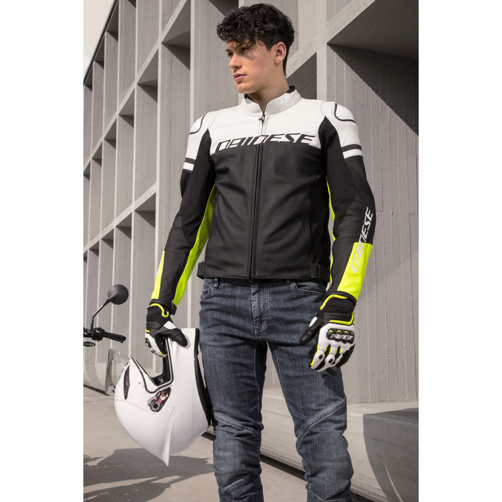 Giacca moto pelle Agile Sport Strada Dainese