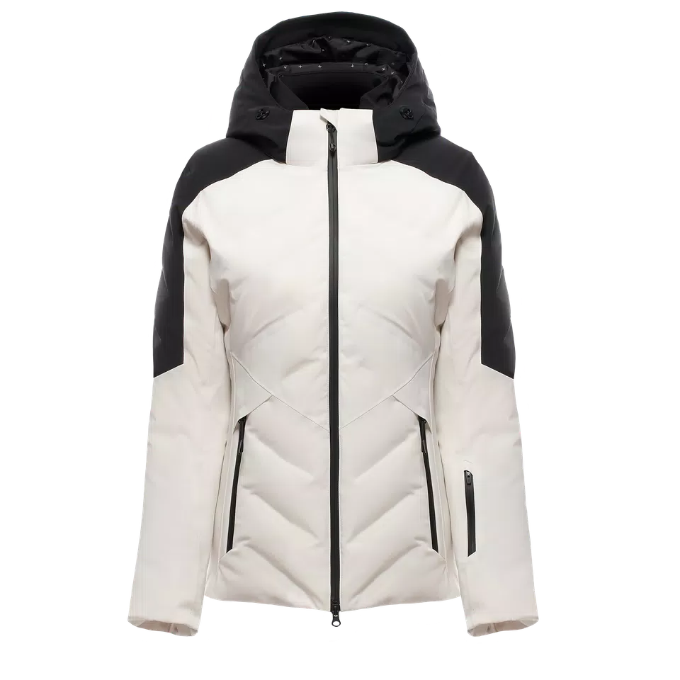 VIRTUS DERMIZAX EV™ - WOMEN'S WATERPROOF DOWN JACKET - LILY-WHITE/STRETCH-LIMO - 1