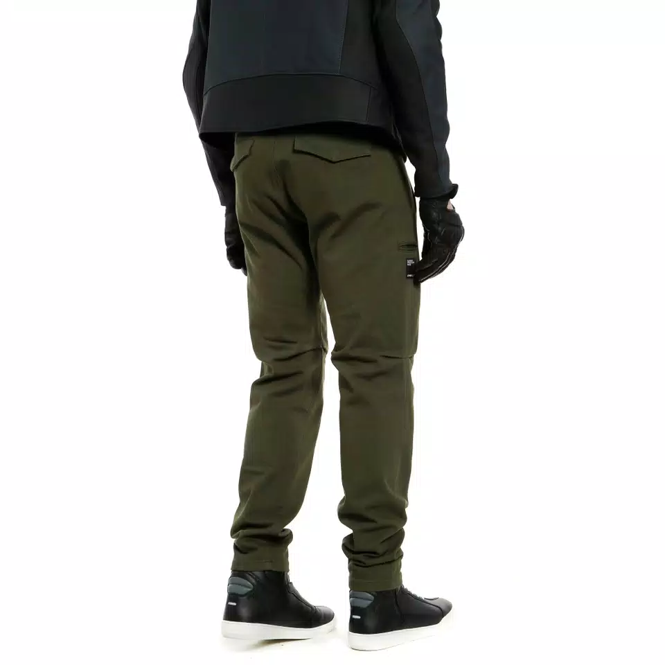CHINOS - MEN'S MOTORCYCLE PANTS IN FABRIC | OLIVE | Dainese