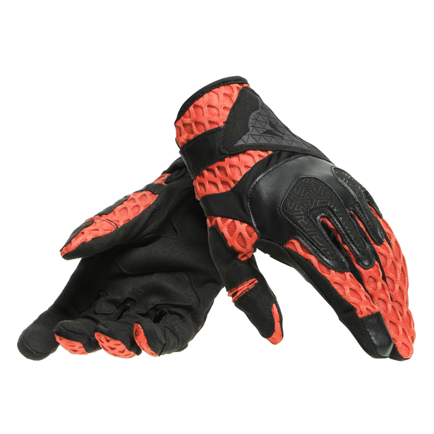 air-maze-unisex-gloves-black-flame-orange image number 4