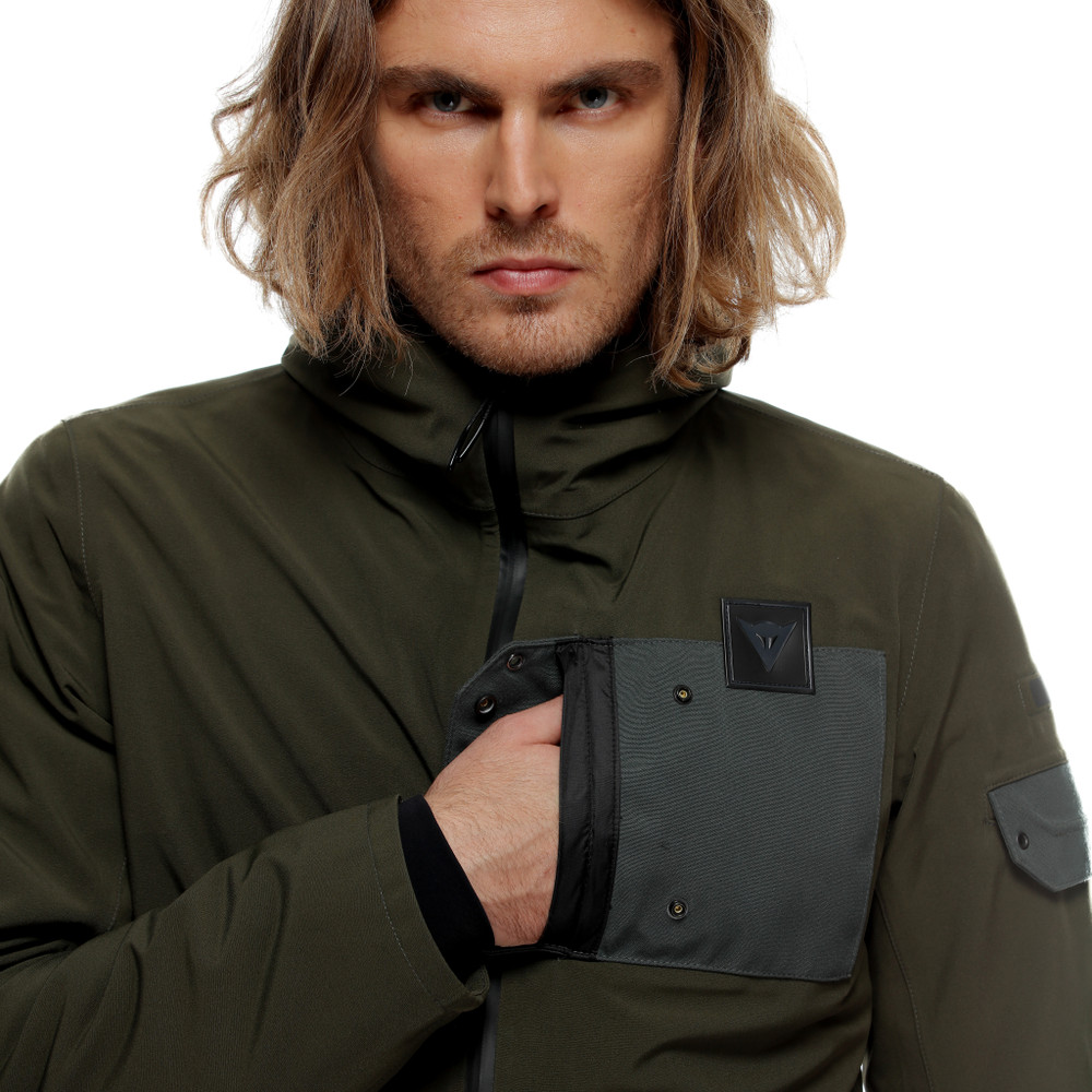 corso-abs-luteshell-pro-giacca-moto-impermeabile-uomo-green image number 9