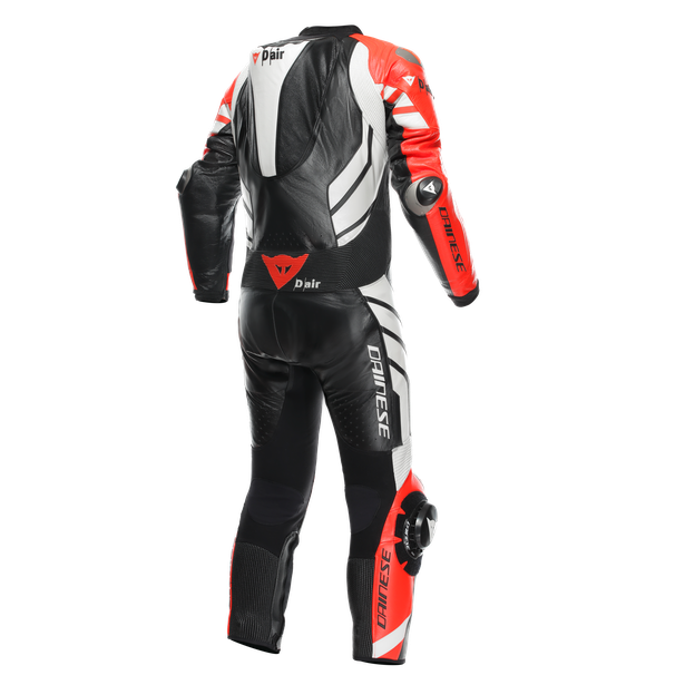 mugello-3-perf-d-air-1pc-leather-suit-black-fluo-red-white image number 1