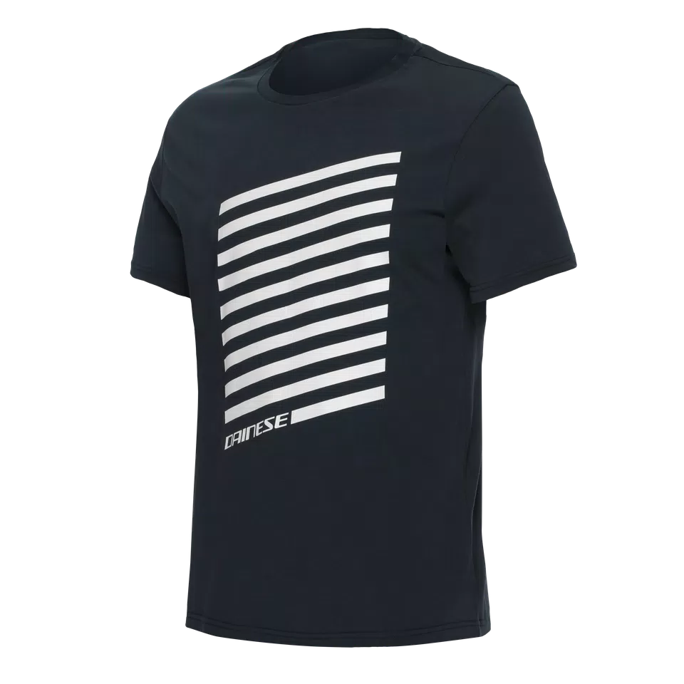 GEOMETRICA - RUNDHALS T SHIRT HERREN - CARBON/WHITE STRIPES - 1