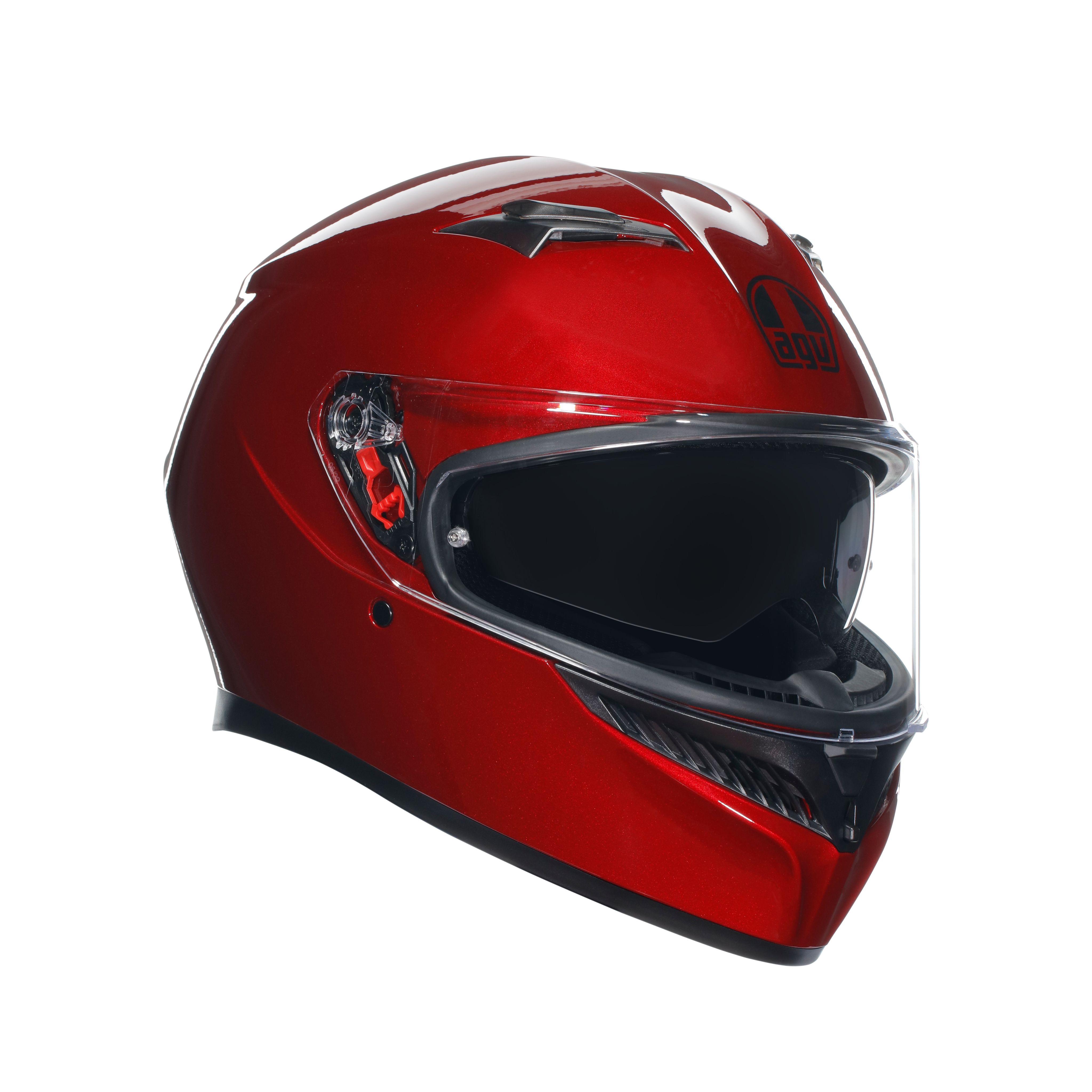 Red motorcycle helmets sales