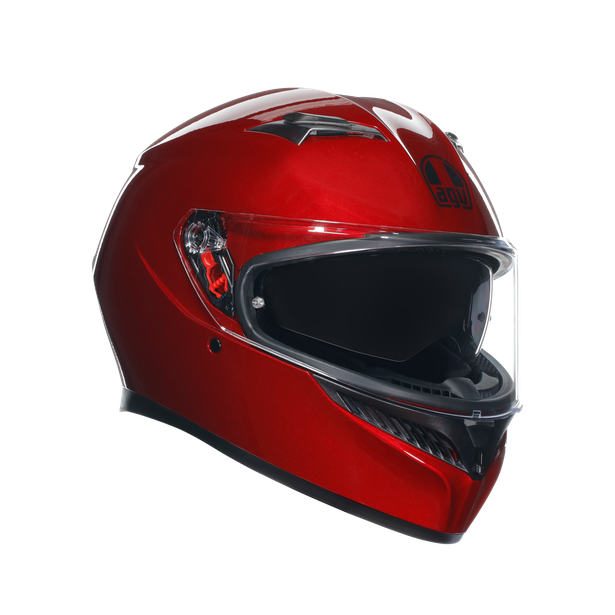 k3-mono-competizione-red-motorbike-full-face-helmet-e2206 image number 0