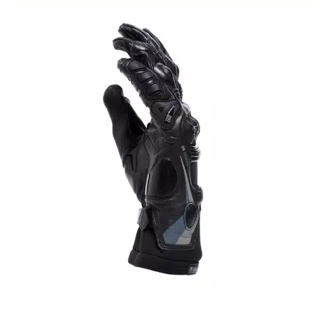 STEEL-PRO IN - MEN'S MOTORCYCLE LEATHER GLOVES - BLACK/ANTHRACITE - 4