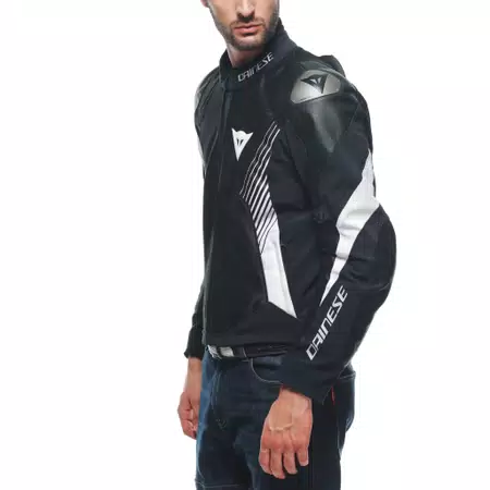 SUPER RIDER 2 ABSOLUTESHELL&trade; - MEN'S WATERPROOF MOTORCYCLE JACKET - BLACK/BLACK/WHITE - 6