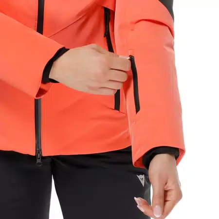 VIRTUS DERMIZAX EV™ - WOMEN'S WATERPROOF DOWN JACKET - CORAL/STRETCH LIMO - 5