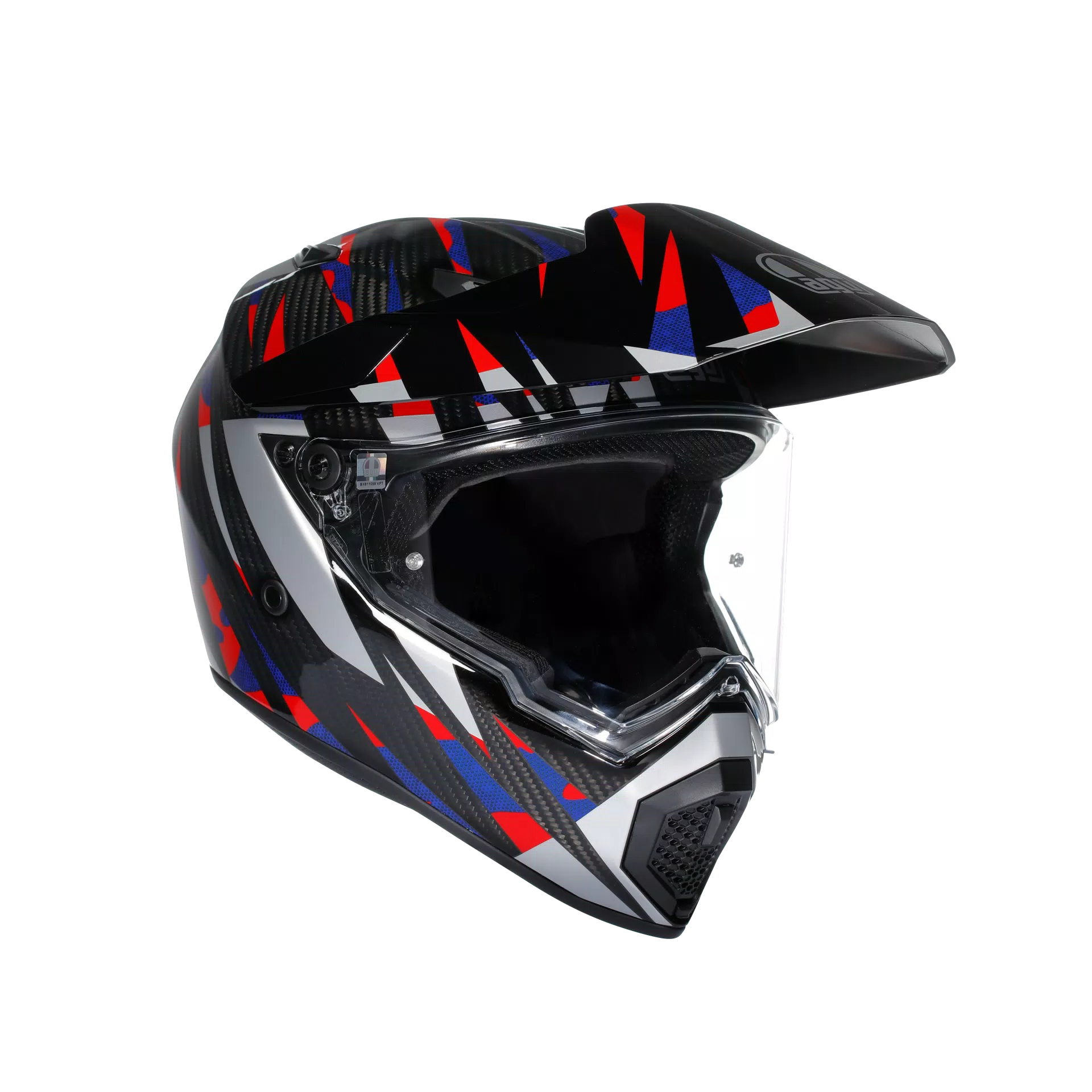 AX9 AGV DOT(E2206) MPLK - STEPPA CARBON/RED/BLUE