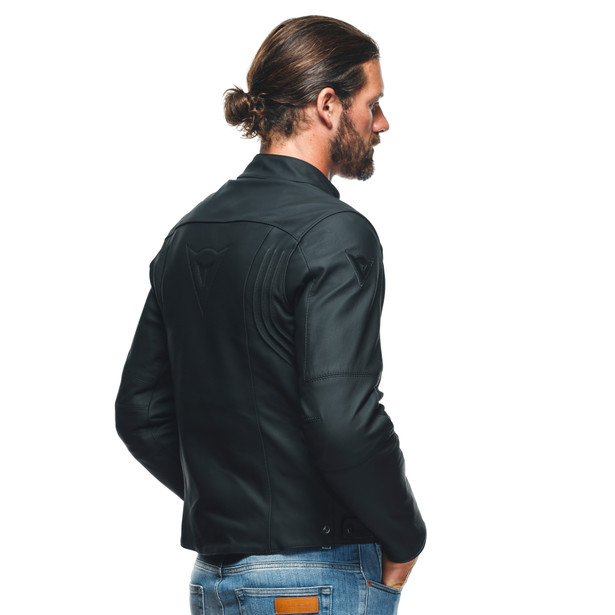 razon-2-giacca-moto-in-pelle-uomo-black image number 8