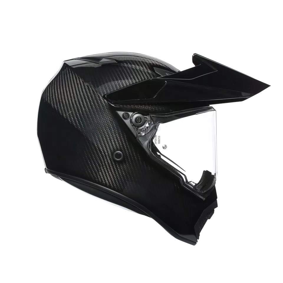 AX9 MONO GLOSSY CARBON - MOTORFIETS INTEGRAALHELM E2206 -  - 3