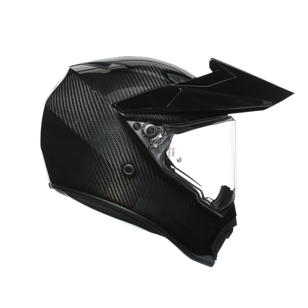 ax9-mono-glossy-carbon-motorbike-full-face-helmet-e2206 image number 2