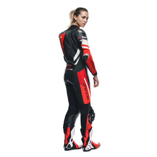 misano-3-perf-d-air-1pc-leather-suit-wmn-black-red-fluo-red image number 5