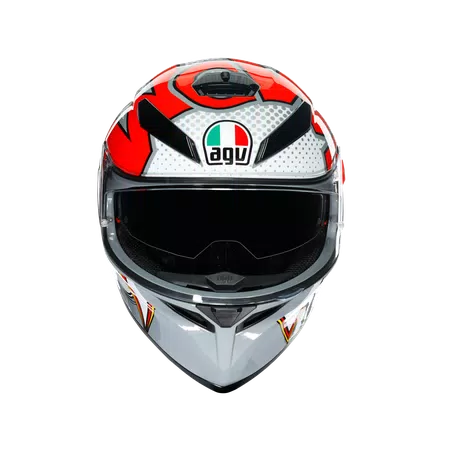 K3 SV MULTI ECE DOT - BUBBLE GREY/WHITE/RED -  - 2