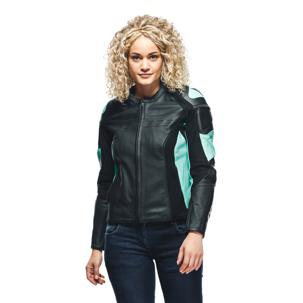 Women s Leather Motorcycle Jacket RACING 4 LADY LEATHER JACKET