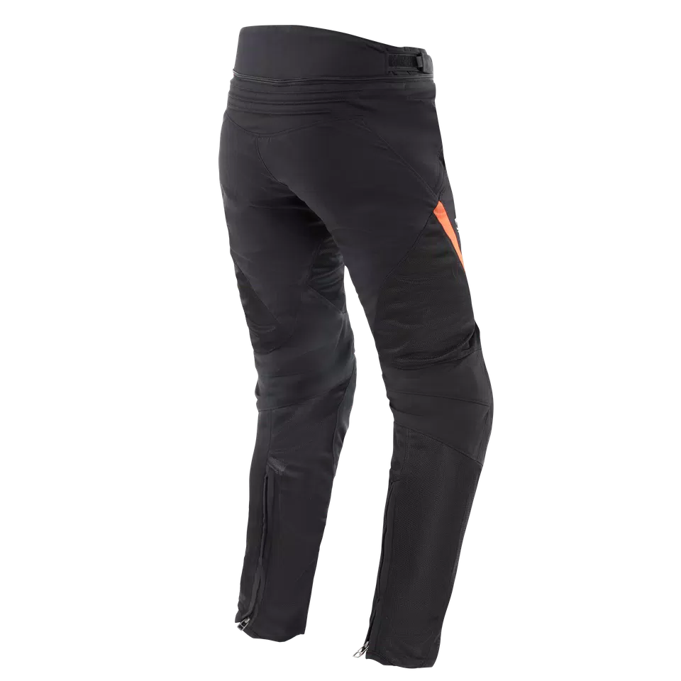 DRAKE 2 SUPER AIR - MEN'S SUMMER MOTORCYCLE PANTS IN FABRIC - BLACK/ANTHRACITE/RED-FLUO - 2