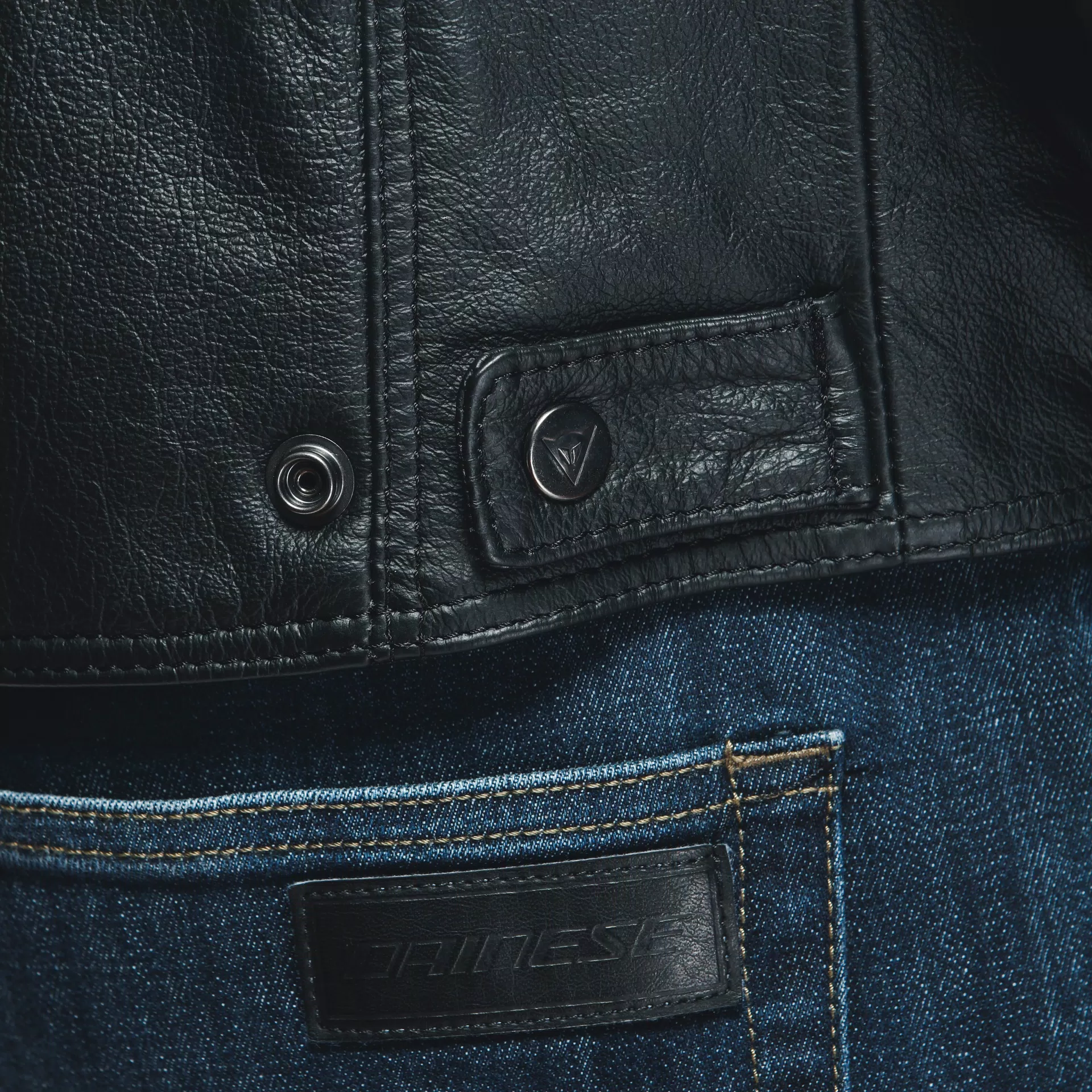 MIKE 3 - GIACCA MOTO IN PELLE UOMO