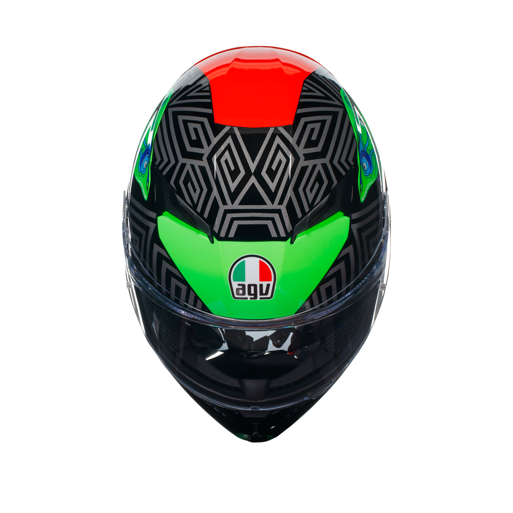 K3 DOT(E2206) - KAMALEON BLACK/RED/GREEN | Dainese