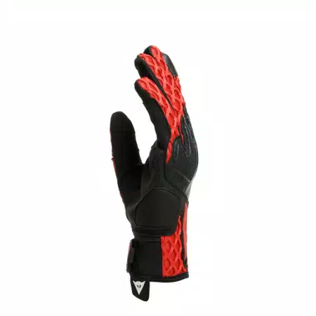 AIR-MAZE - UNISEX MOTORCYCLE TEXTILE SUMMER GLOVES - BLACK/RED - 4