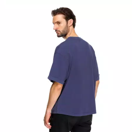 SFUMATA - MEN'S CREWNECK T-SHIRT - ORIENTAL BLUE - 4