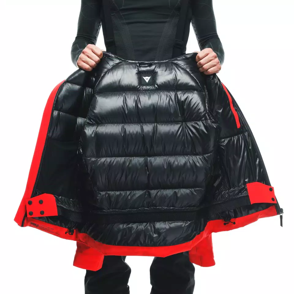 CHAQUETA DE PLUMAS IMPERMEABLE ESQU&Iacute; HOMBRE - FIRE-RED - 12