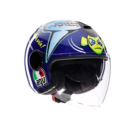 ETERES ROSSI MISANO 2015 - MOTORBIKE OPEN FACE HELMET E2206 -  - 1