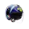 ETERES ROSSI MISANO 2015 - MOTORBIKE OPEN FACE HELMET E2206