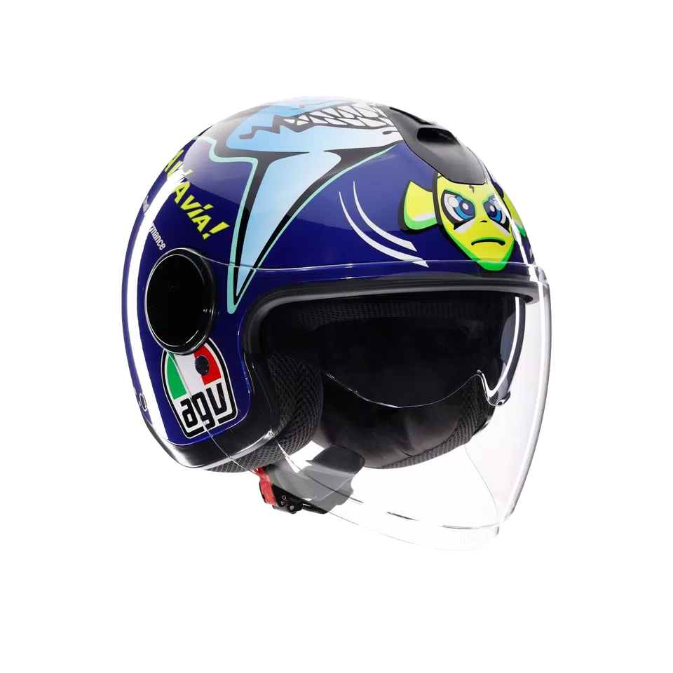 ETERES ROSSI MISANO 2015 - MOTORBIKE OPEN FACE HELMET E2206 -  - 1