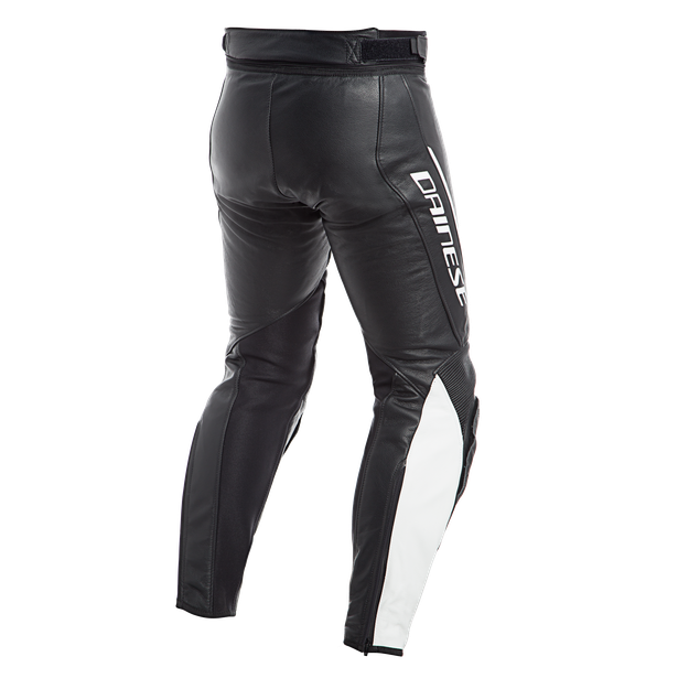 assen-leather-pants-black-white image number 1