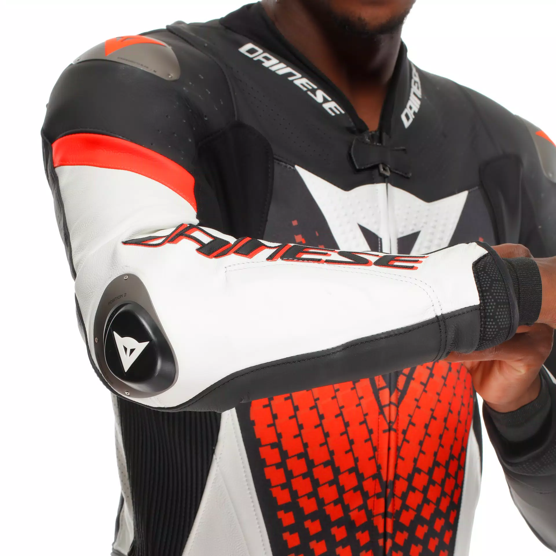 LAGUNA SECA 6 - PERFORATED ONE-PIECE LEATHER RACING SUIT