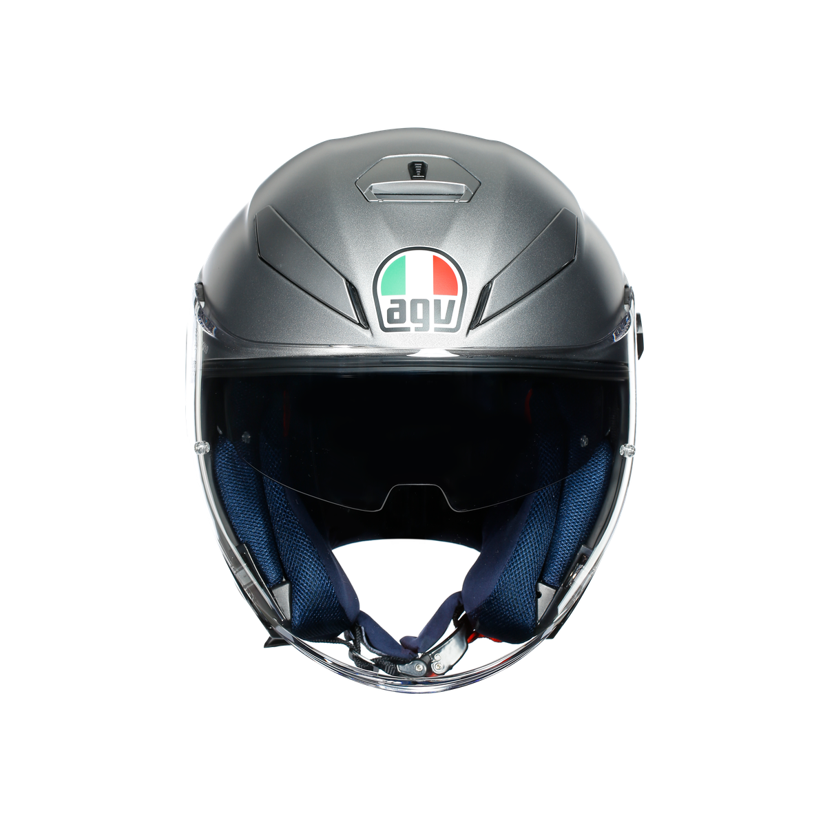 Touring motorcycle helmet: K-5 Jet Agv E2205 Solid - - AGV helmets - Dainese (Official Shop)