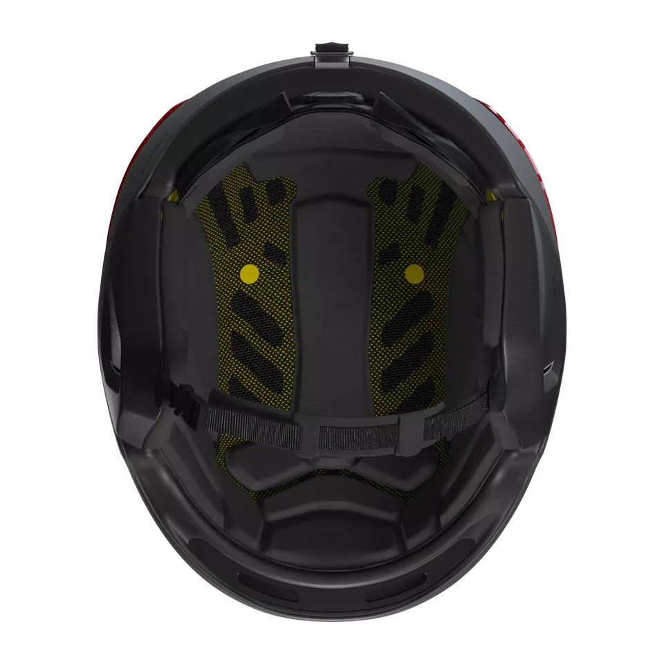 NUCLEO SKI HELMET - HIGH-RISK-RED/STRETCH-LIMO - 7