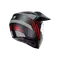 AX9 REFRACTIVE ADV MATT CARBON/RED - MOTORBIKE FULL FACE HELMET E2205
