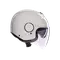 ETERES MONO MATERIA WHITE - MOTORBIKE OPEN FACE HELMET E2206