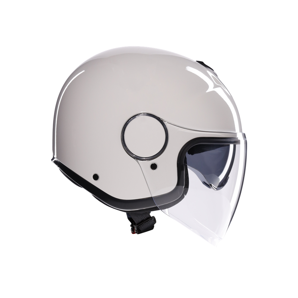 eteres-mono-materia-white-motorbike-open-face-helmet-e2206 image number 2