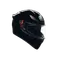 K1 S BLACK - MOTORBIKE FULL FACE HELMET DOT (E2206)
