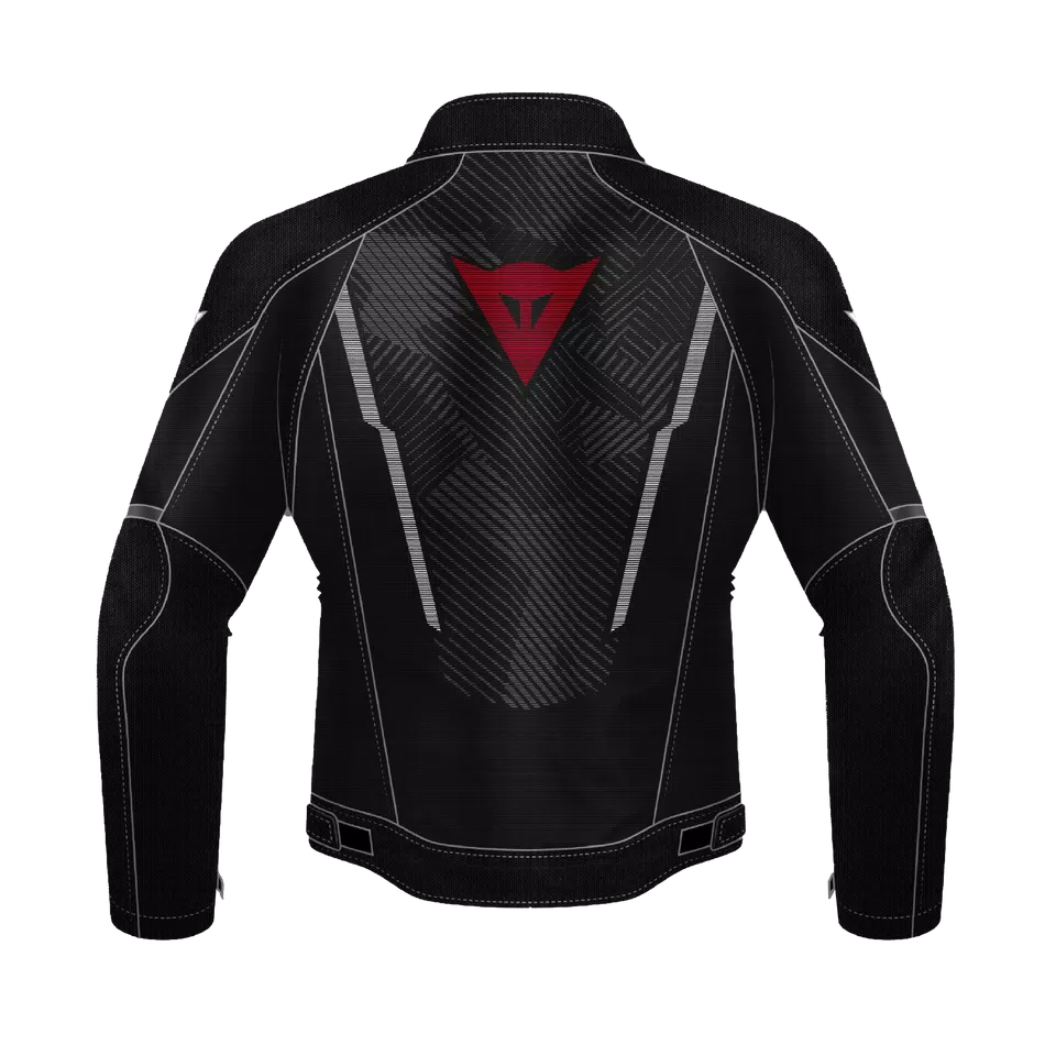 HEROSPHERE AIR - MEN SUMMER MOTORCYCLE JACKET - BLACK/GREY/RED - 2